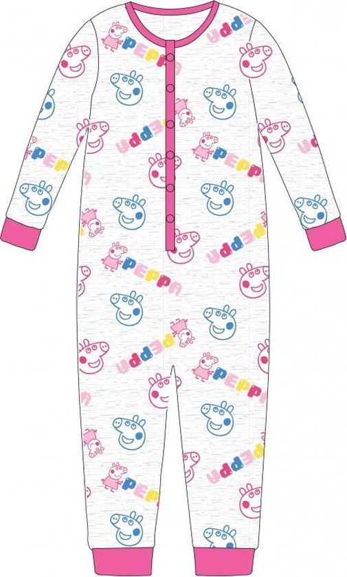Peppa Pig onesie - pyjama - KATOEN - Maat 122 / 128