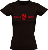 Strajk Kobiet dames t-shirt | abortie | polska | polen | feminisme | protest | bedrukt | logo |