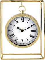 Horloge suspendue classique dorée Luze