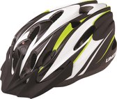 Fietshelm zwart groen - Limar sport action 525 - Maat L (55-61cm) - met afneembare visor