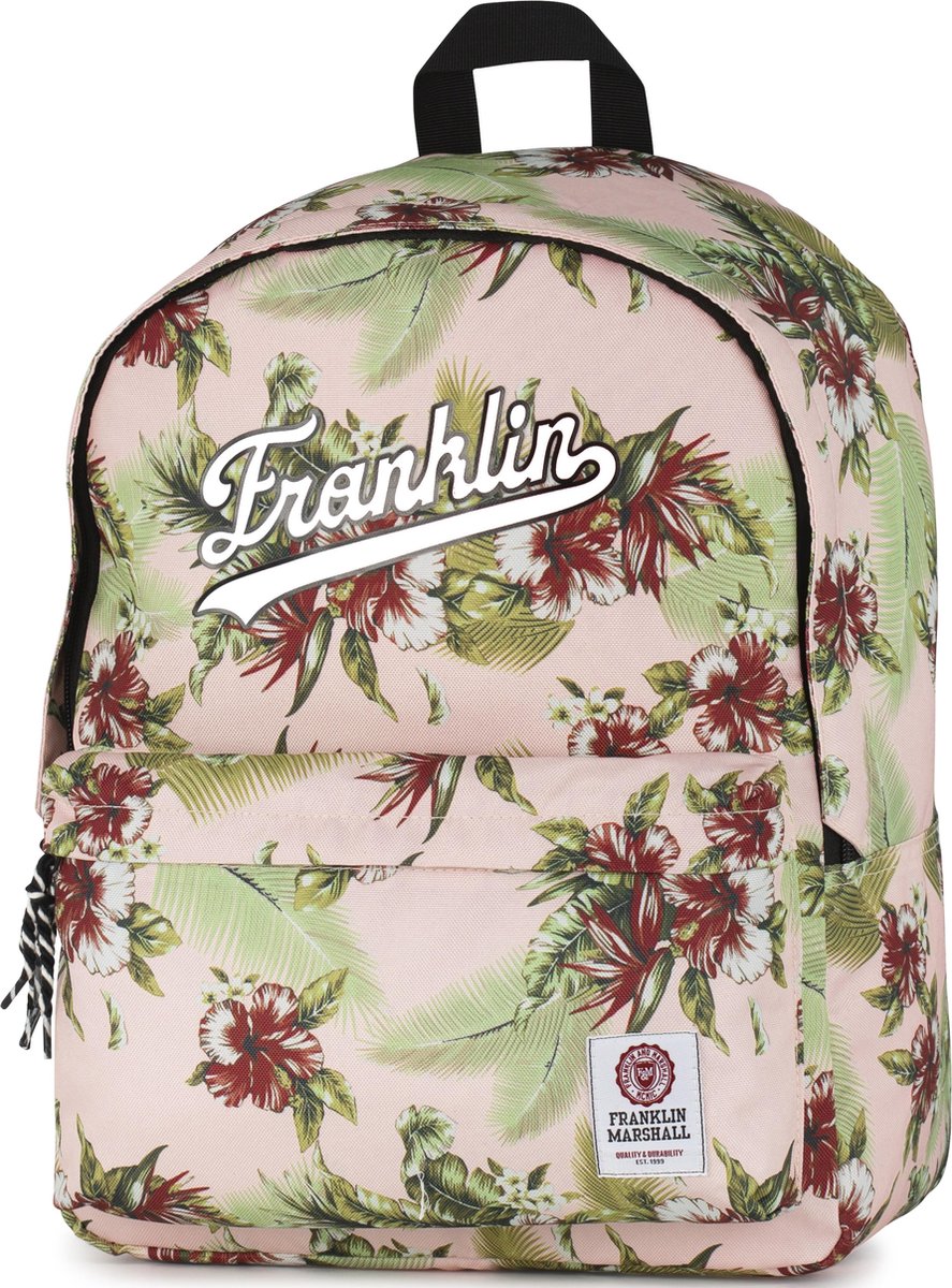 Franklin and Marshall D-pack pink flower allover