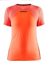 Craft Vent Mesh Shirt Dames - Oranje - maat M