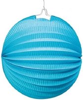 Fiestas Guirca Lampionnen 20 Cm Papier Blauw