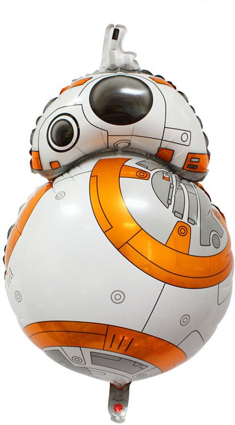 Star Wars BB8 Ballon - Ballonnen Verjaardag - Robot - Baby Yoda - Darth Vader - BB-8 - 77 x 47 cm
