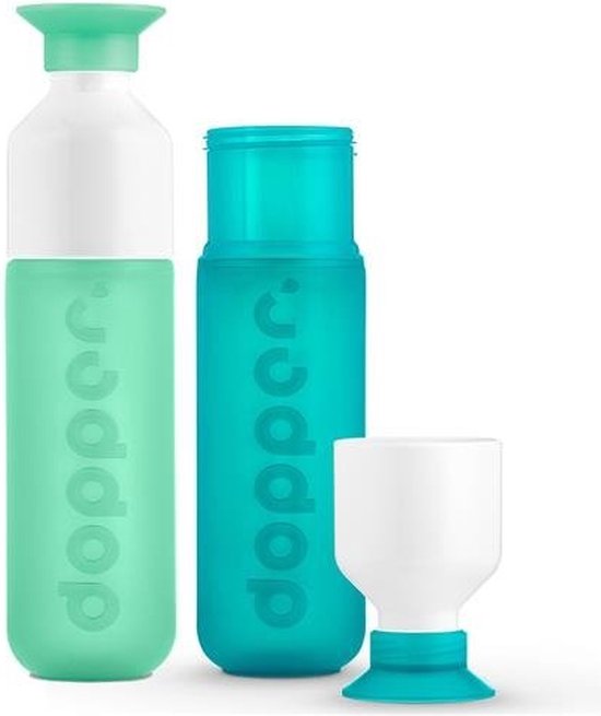 Dopper Drinkfles - Mintata en SeaGreen - duo set 2 kleuren