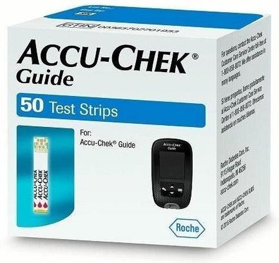 Accu Chek Guide Tests 50 Strips - Roche Diabetes Care