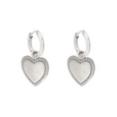 Oorbellen Hartjes - Heart with Vision | Zilver