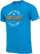 Olympique Marseille T-shirt - Volwassenen - Maat L - Blauw