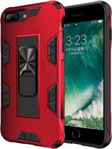 Apple iPhone 6 Plus, 6s Plus, 7 Plus & 8 Plus Hoesje Rood - Magnetic Kickstand Armor Case