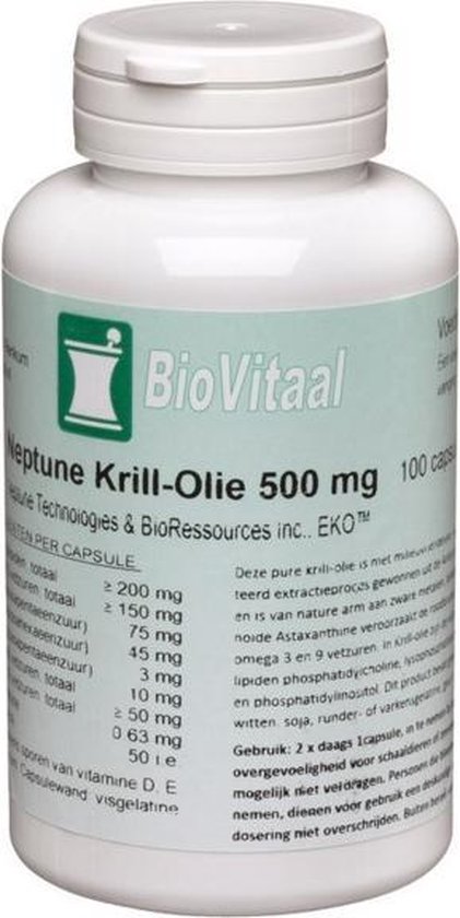 toelage Modderig Ooit VeraSupplements Neptune Krill-Olie 500 mg Capsules | bol.com