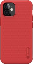 Nillkin - iPhone 12 Mini hoesje - Super Frosted Shield Pro - Back Cover - Rood