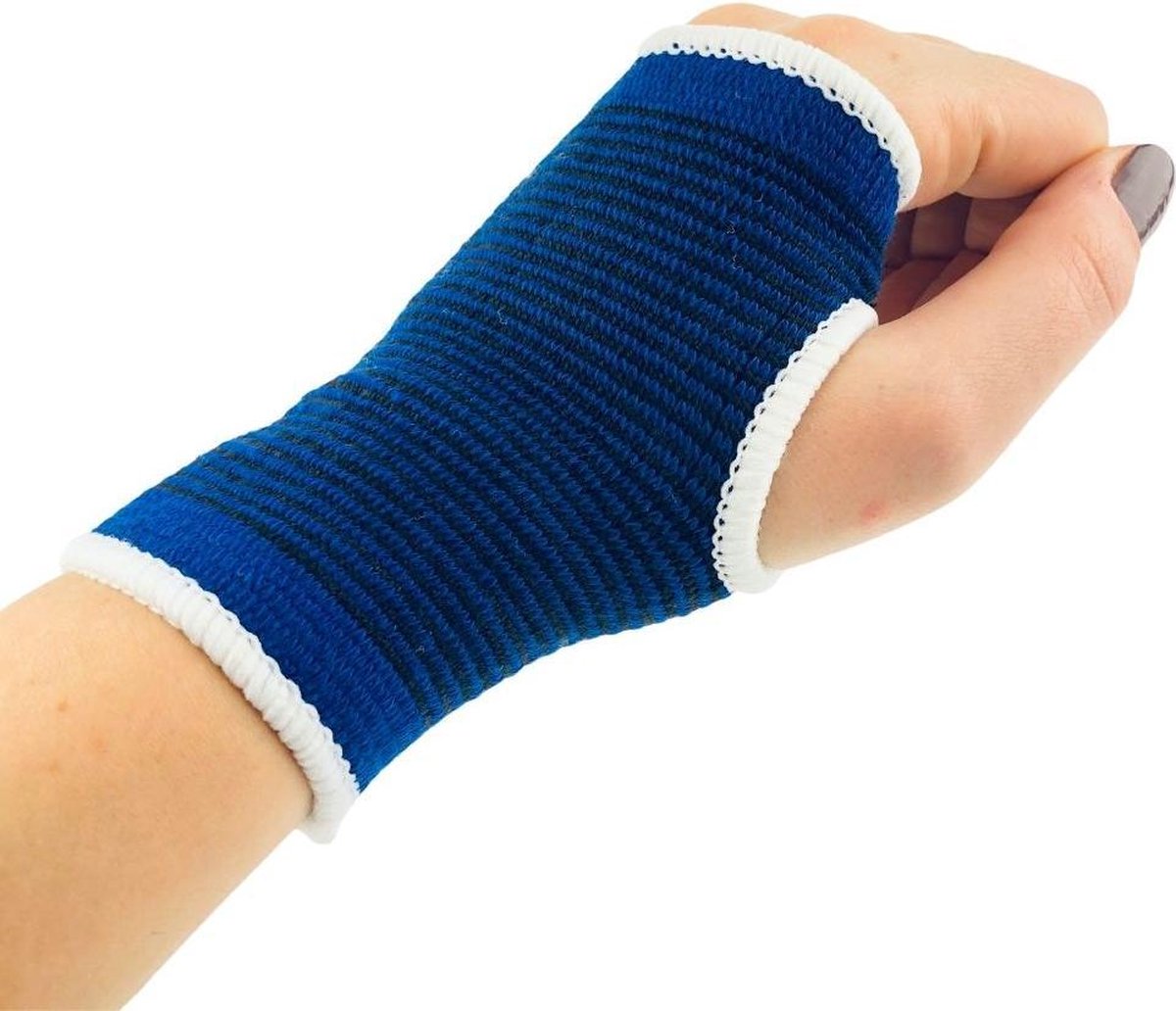 Orange85 Pols brace - 2 Stuks - Rechts en link - Blauw - Bandage - Blessure - Bracelet - Handbescher