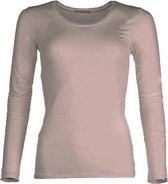 The Original Longsleeve Shirt - Taupe - XS - bamboe kleding dames