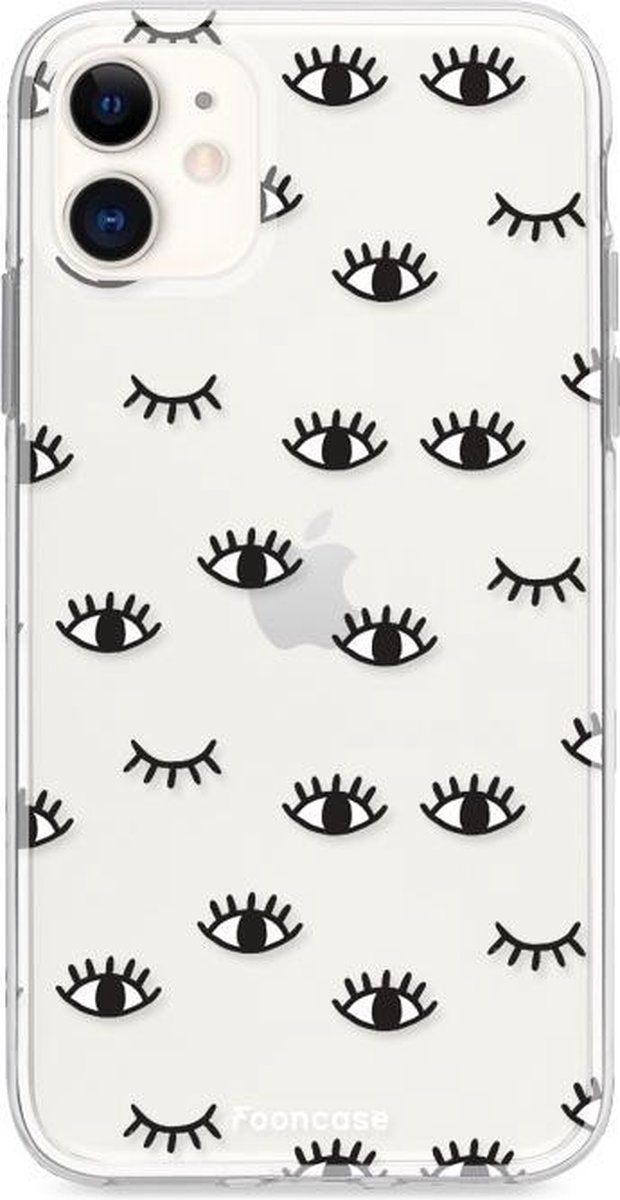 iPhone 12 hoesje TPU Soft Case - Back Cover - Eyes / Ogen