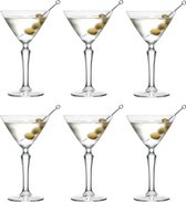 Libbey Cocktailglas SPKSY Martini - 190 ml / 19 cl - 6 Stuks - Vaatwasserbestendig - Hoge kwaliteit - Vintage design - Perfect voor een cocktailfeest aan huis