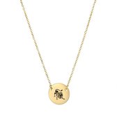 Chic by Lirette Ketting Sterrenbeeld - Leeuw - Leo - Zodiac - RVS - Goud - inc. Sieradenzakje