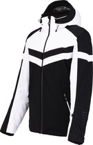 Falcon Wintersportjas - Maat M  - Mannen - wit/zwart