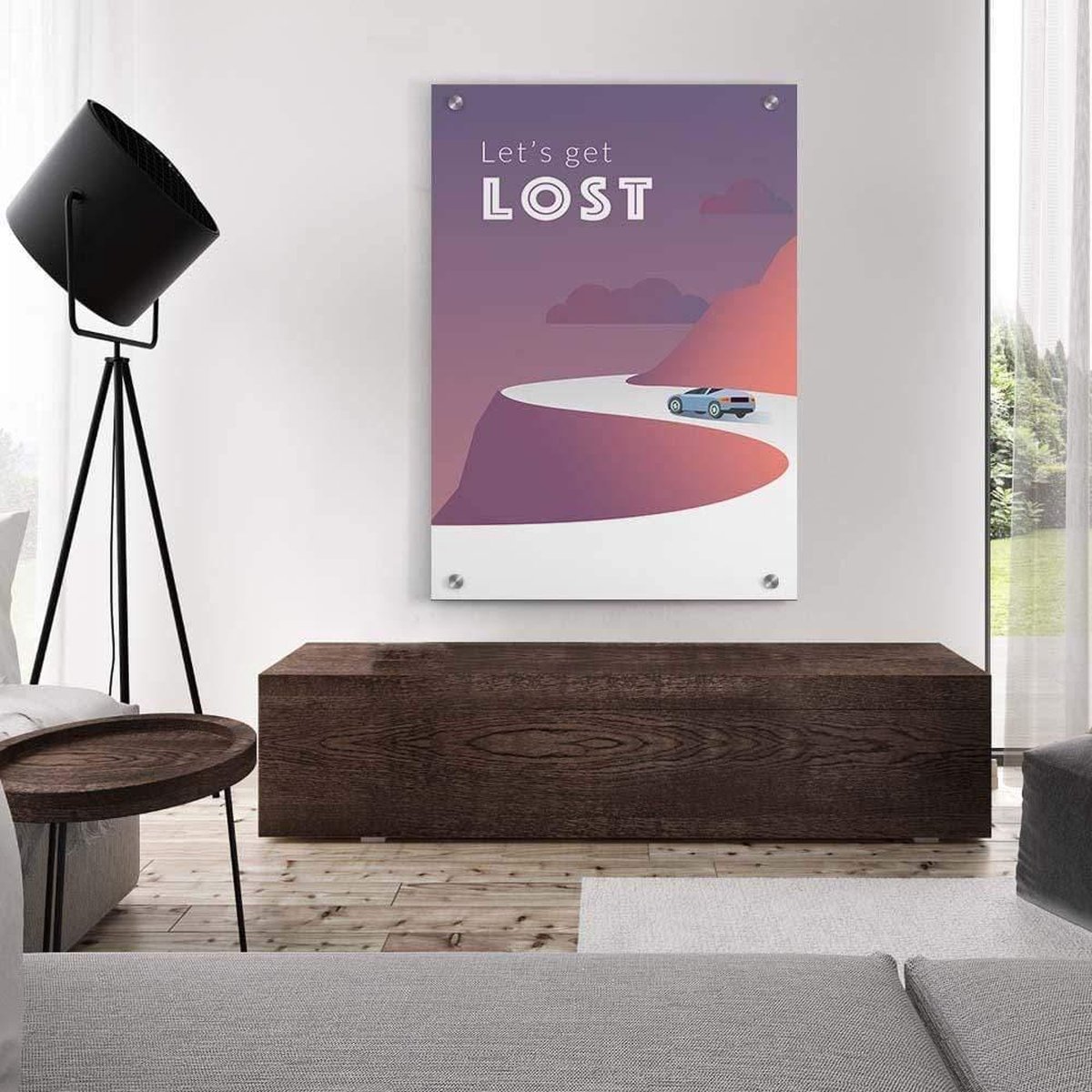 Affiche Murale Oscar Wilde « Be Yourself » - Décoration Motivation Bureau, Chambre, Salon - 50x75 Cm - Sans Cadre