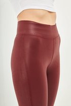 Blueberry Leggings- Legging Dames - Legging Lederlook - Legging Meisje - Legging Dames Volwassenen - Legging Dames Leather  - High-Waist Dames Hoge Taille - Leggings - Push-Up - Up