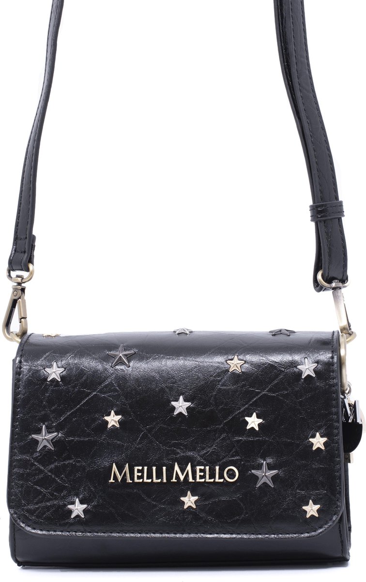 Melli Mello - To The Stars - Heuptas - 3-in-1 - Kunstleer - Sterrenstuds - Gouden Details - 19x13x9 cm
