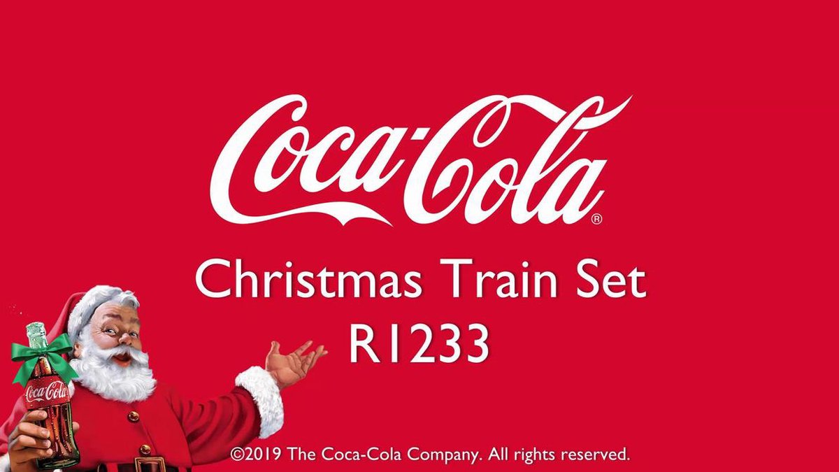 Coca cola sale train set
