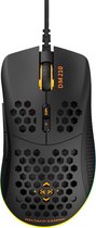 Deltaco DM210 Gaming Muis - Bedraad - Lichtgewicht - RGB - 6400 DPI - Zwart
