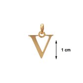 Blinx Jewels Vergulden Hanger Letter V