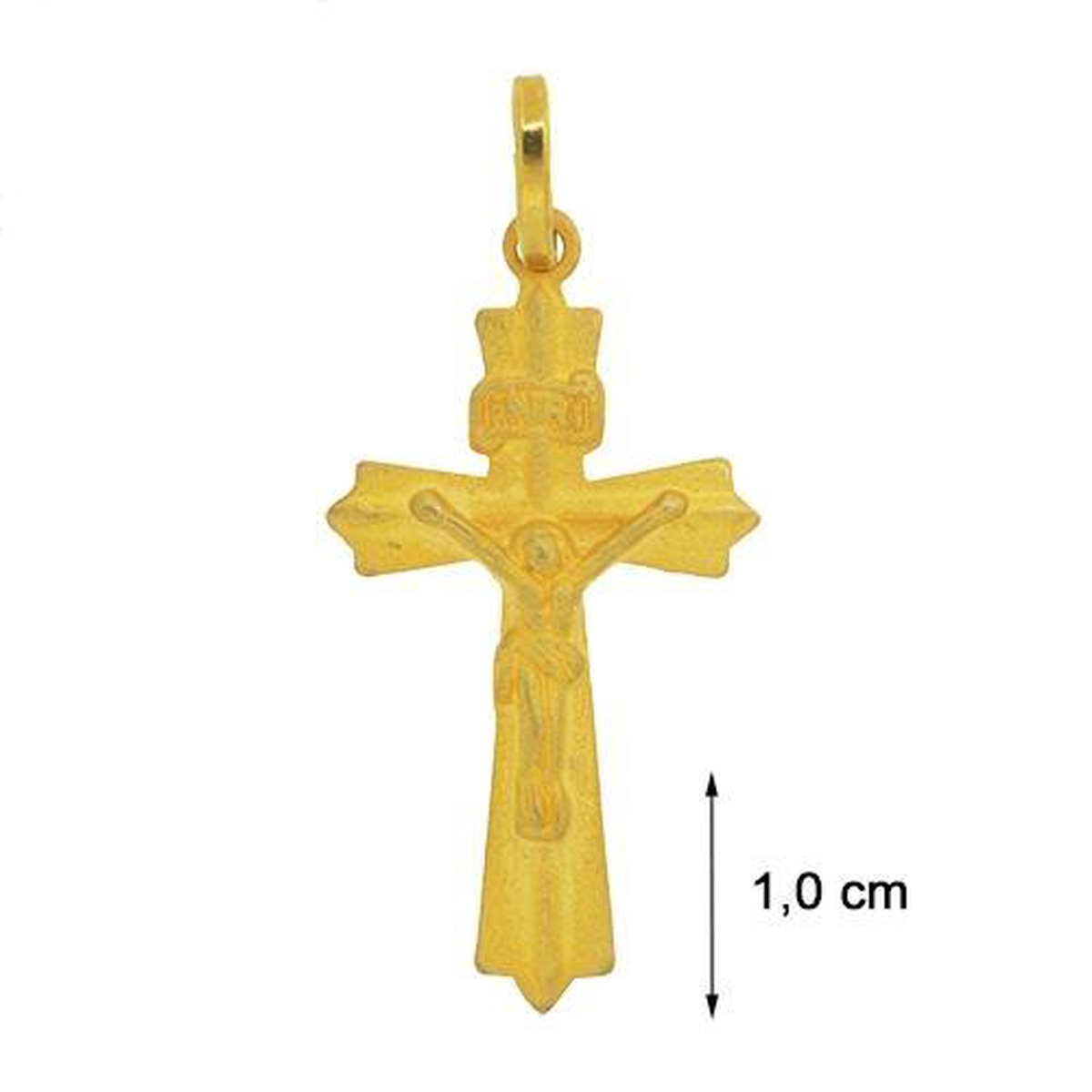 Blinx Jewels Vergulden Hanger Kruis Jezus op Prijzenvolger.com