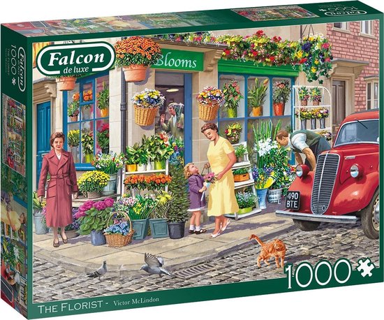 Falcon puzzel The Florist - Legpuzzel - 1000 stukjes | bol