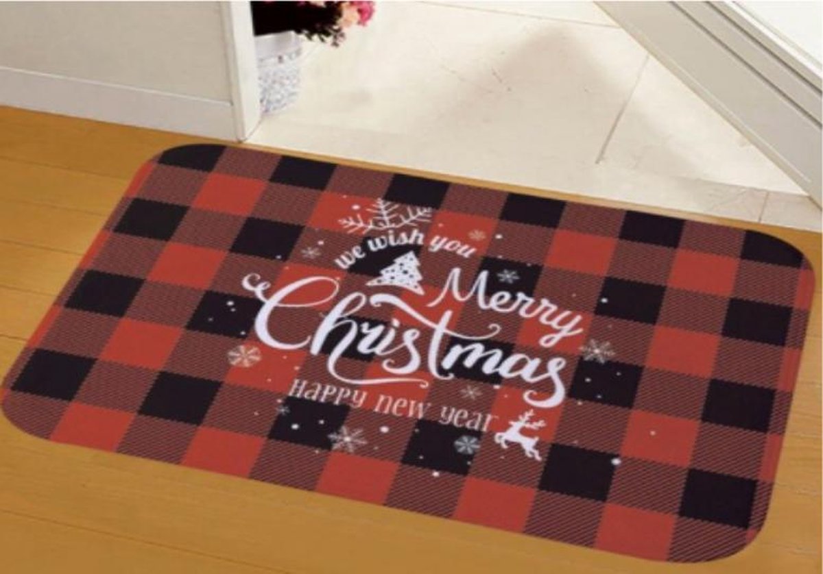 Onaangenaam exotisch ontsnapping uit de gevangenis Kerst mat - Kerst vloerkleed tapijt - Christmas vloerkleed - 60 x 40 CM -  Merry... | bol.com