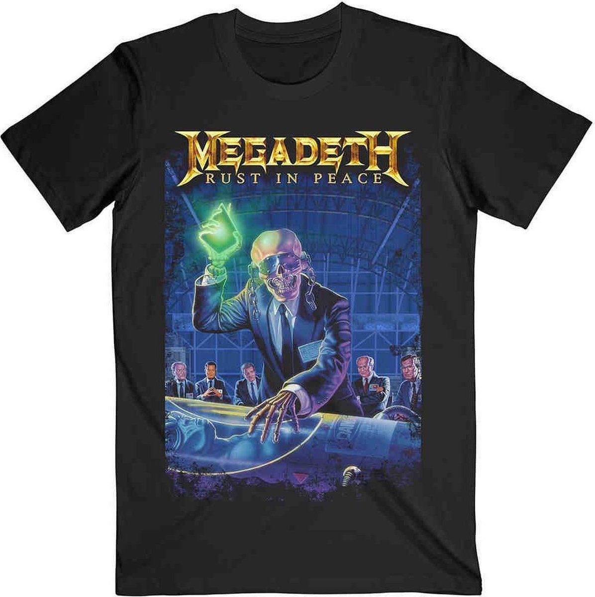 Megadeth - Rust In Peace 30th Anniversary Heren T-shirt - 2XL - Zwart