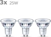 Philips energiezuinige LED Spot - 25 W - GU10 - koelwit licht - 3 stuks - Bespaar op energiekosten