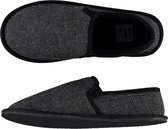 Pantoffels heren - Sloffen - Pantoffels - Sloffen heren - Laag - Antraciet - Maat 41/42