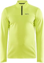 Craft Wintersportpully - Maat 116  - Unisex - neoon geel