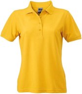 James and Nicholson Dames/dames Werkkleding Poloshirt (Goudgeel)