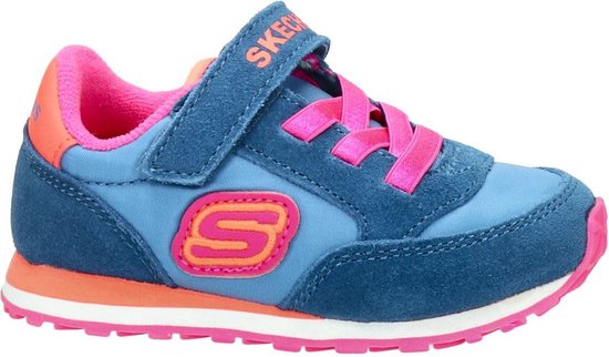 Skechers Girl meisjes sneakers - Royal blue - Maat 27 | bol.com