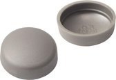 10 stuks - Afdekkapjes voor schroeven - 16mm - Zilver
