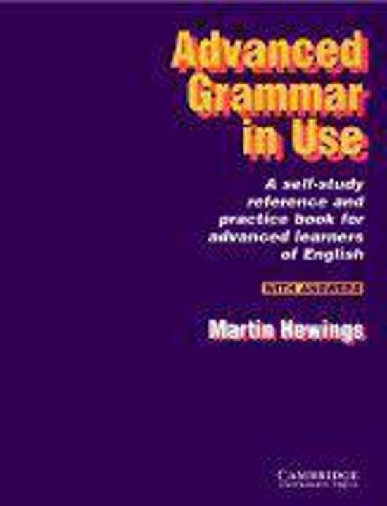 Advanced Grammar in Use with Answers - cover