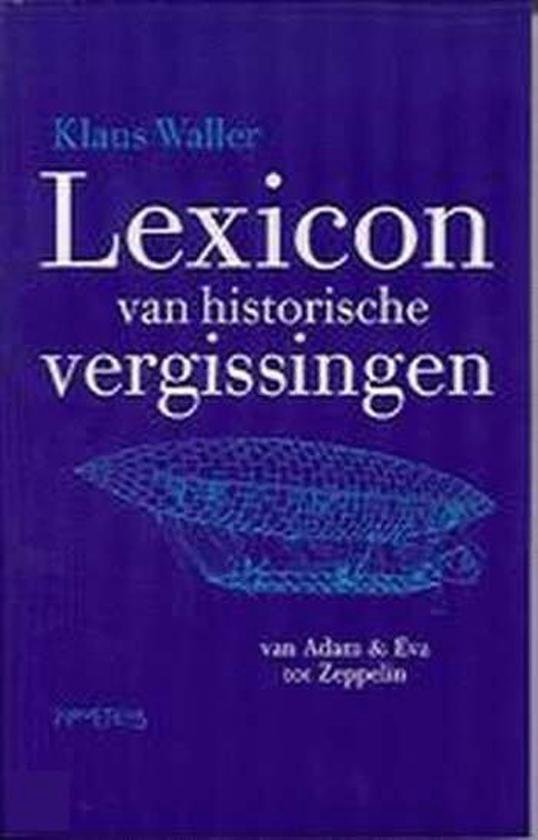 Lexicon van historische vergissingen door Klaus Waller, met een afbeelding van een visnet.