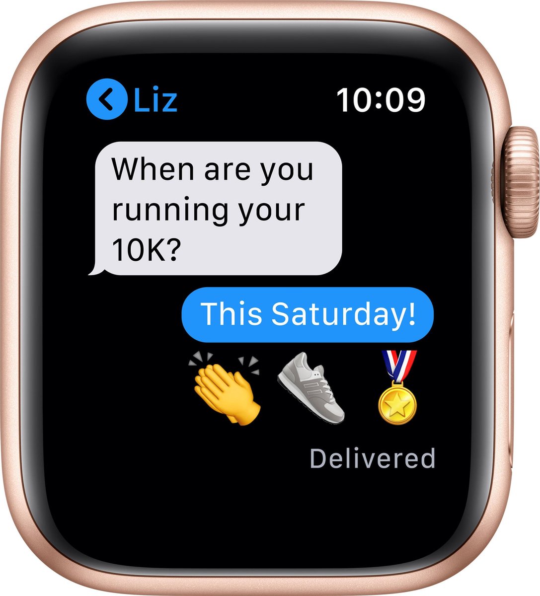 Apple Watch SE - Smartwatch - 44mm - Goudkleurig | bol.com