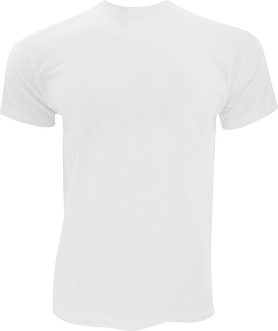 Fruit Of The Loom Heren Originele T-shirt  korte mouwen (Wit)