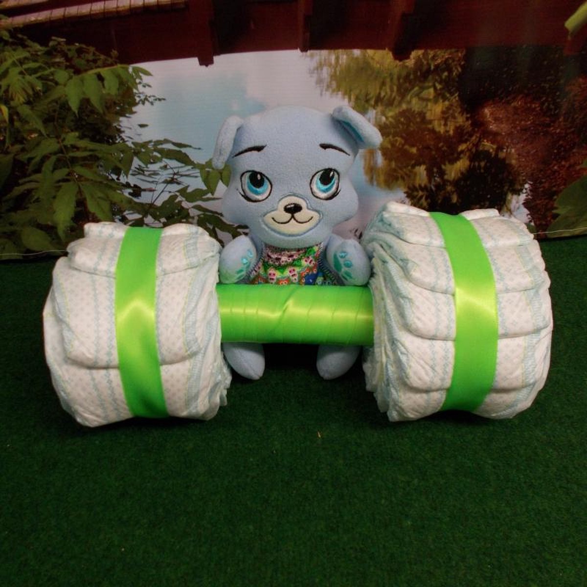 Goedkoopste Gewichtheffer beertje Ted blauw