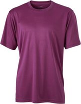 James and Nicholson - Heren Active T-Shirt (Paars)