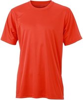 James and Nicholson - Heren Active T-Shirt (Lichtrood)