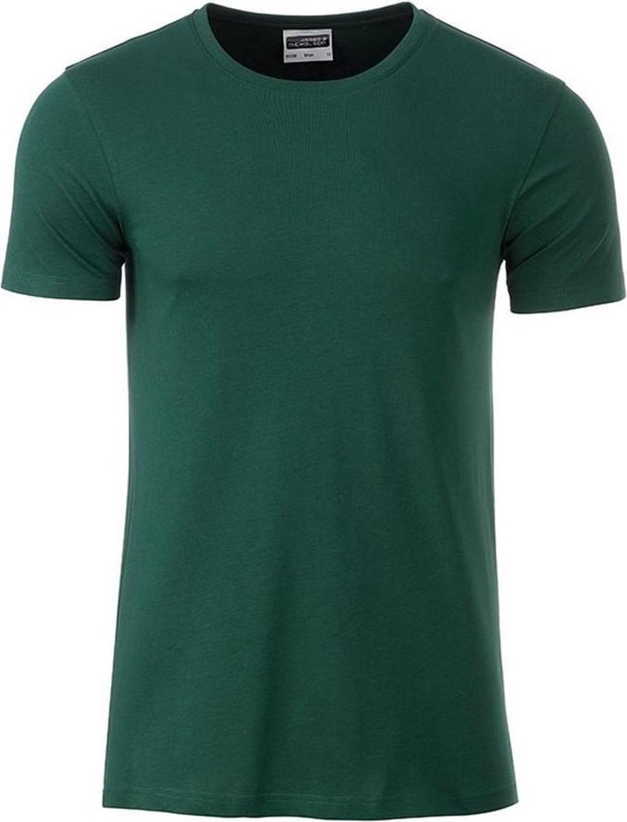 James and Nicholson - Heren Standaard T-Shirt (Donkergroen)