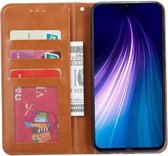 Xiaomi Redmi Note 9S / Note 9 Pro Hoesje Portemonnee Book Case Bruin