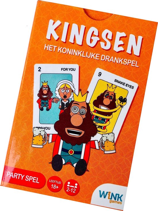 Kaartset Partyspel Kingsen, Het Koninklijk Kaartspel Drankspel