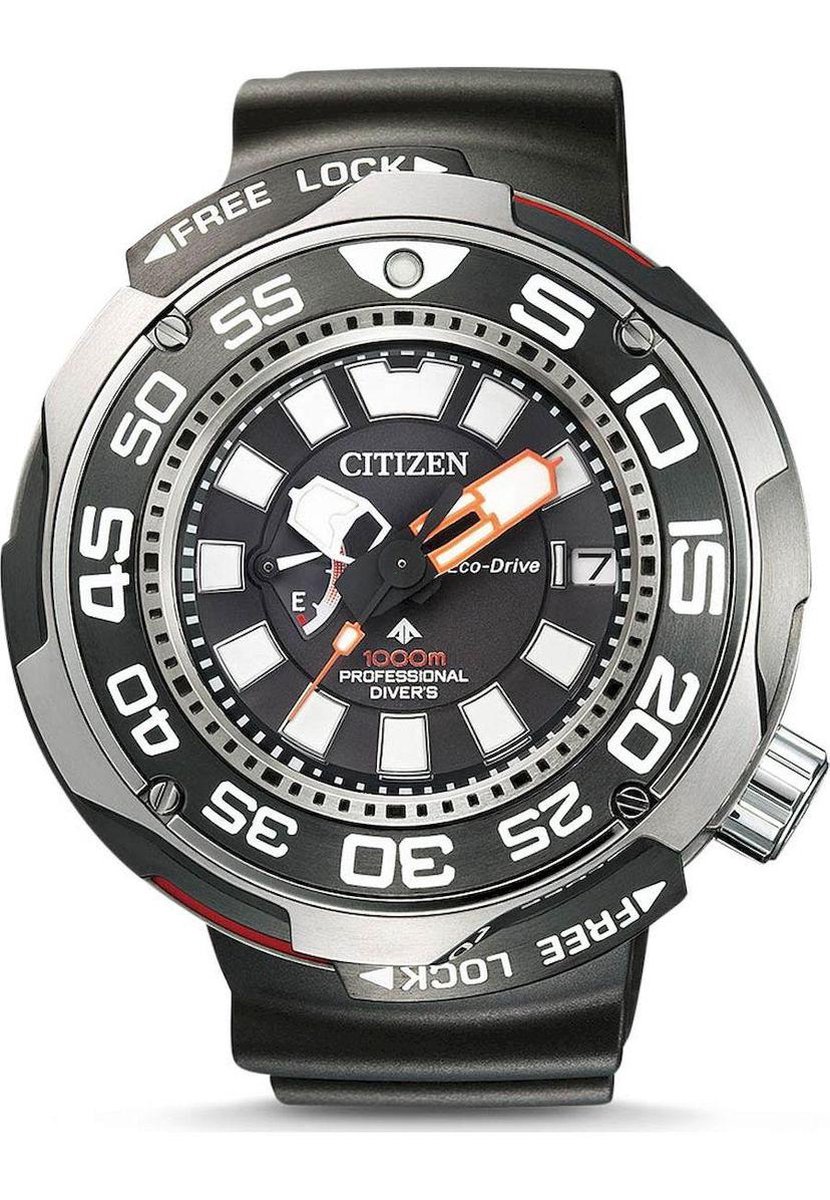 Citizen Promaster Marine BN7020-09E Horloge - Rubber - Zwart - Ø 52 mm