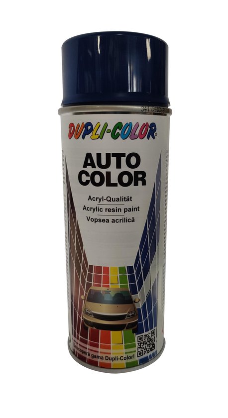 Dupli-Color - Autolak - Auto spuitlak - Metaallak - Acryl - Sneldrogend - Beschermend tegen Corrosie - Weersbestendig - Blauw