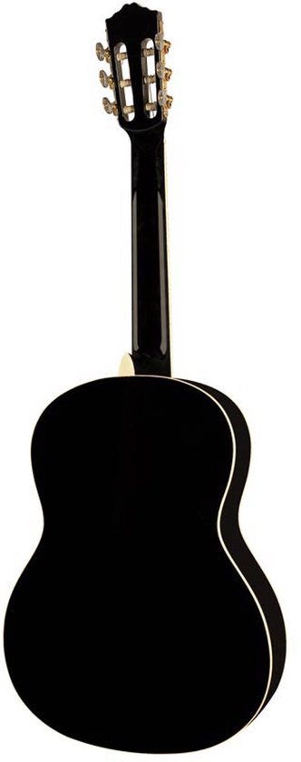 Salvador Cortez CC10- BK 4/4 guitare classique avec table en cèdre, noir brillant